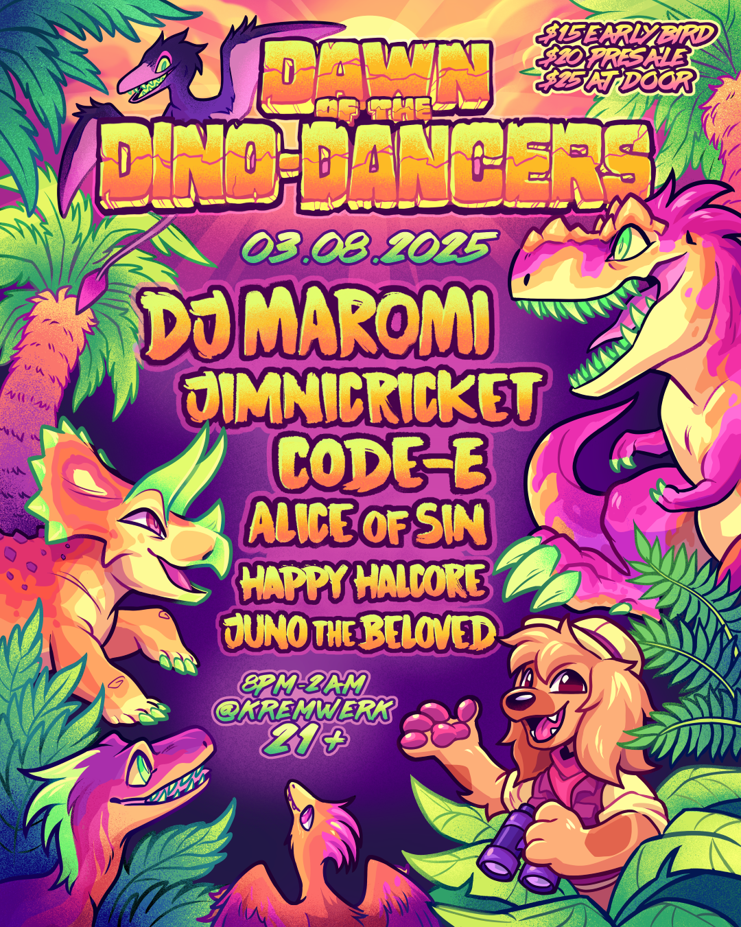 Dino Dancers Flyer